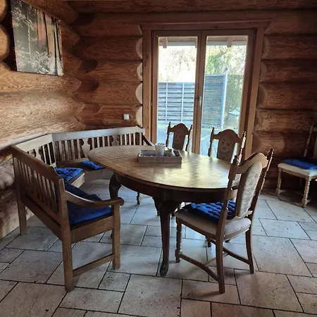 度假居 Rursee Eifel-chalet Mit Seeblick Und Wellnessbereich *