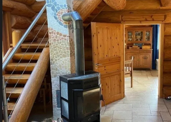 Tatil Evi Rursee Eifel-chalet Mit Seeblick Und Wellnessbereich