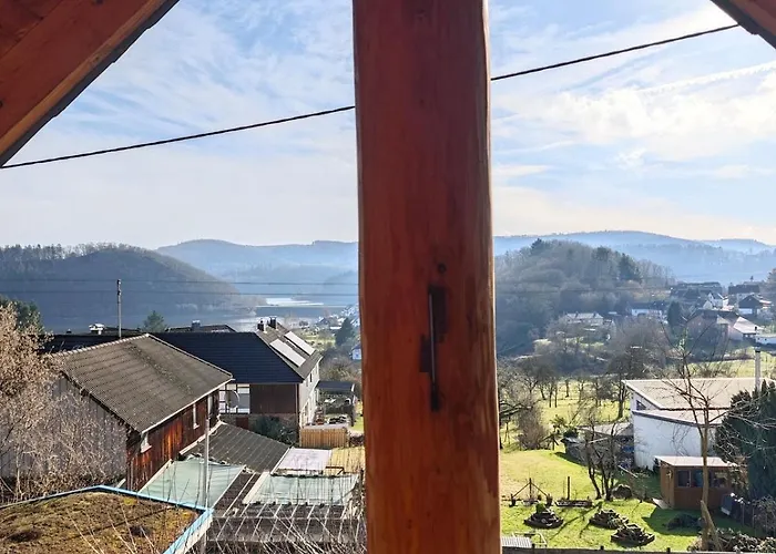 Tatil Evi Rursee Eifel-chalet Mit Seeblick Und Wellnessbereich *