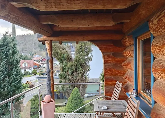 Rursee Eifel-chalet Mit Seeblick Und Wellnessbereich Holiday home